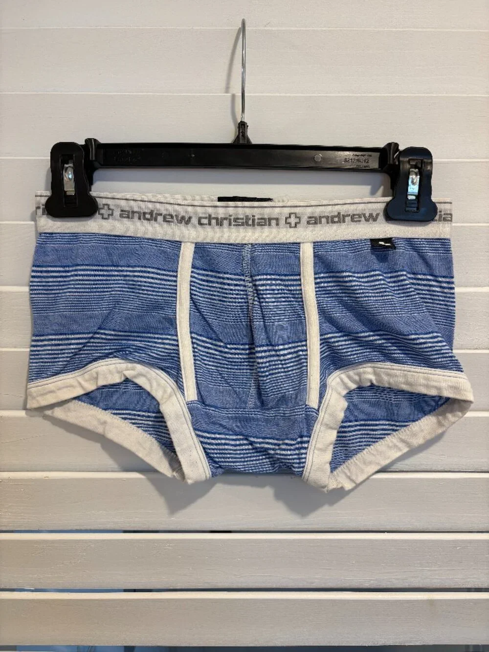 Andrew Christian Trunks - Blue/White